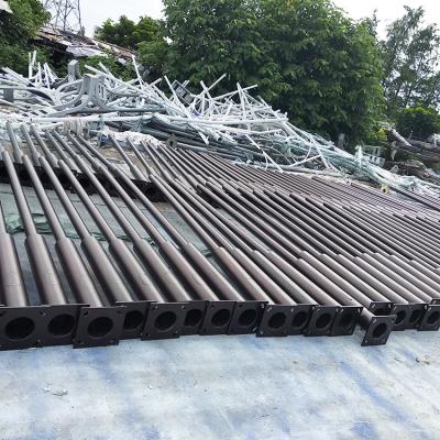 China Garden Steel Conical Pole 5M-10m Steel Pole Galvanized Good Structure Good Structure Pipe Lamp Quality for sale