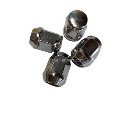 China Carbon Steel M12 M14 Chrome Plated Capped Bulge Acorn Wheel Lug Nuts For Truck for sale