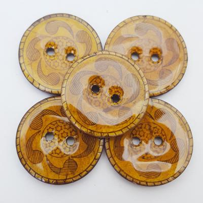 China BYY Viable Custom Fancy Buttons Two Holes High Quality Coconut Shell Buttons For Suits for sale