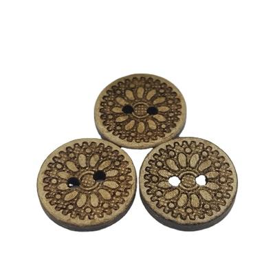 China Sustainable Wholesale Bai Yeye Custom Buttons Coconut Buttons With Laser Logo for sale