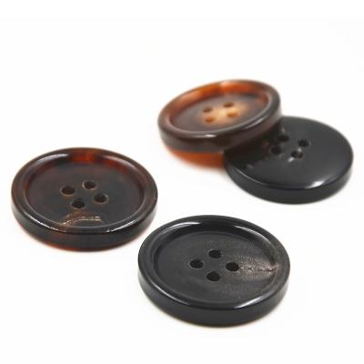 China Real Big Hot Selling Natural Lecarra Dry Clean or Lava Horn Buttons for sale