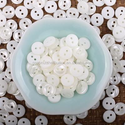 China BYYR005 New Dry Cleaning Fashion Resin Button 2 Holes Custom Shirt Buttons for sale