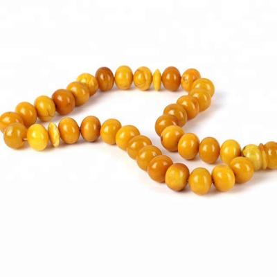 China 33 Prayer Islamic Prayer Marble AROUND Baltic Amber Beads for sale