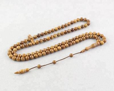 China Japan Black and Natural Islamic Coconut Wood Prayer Beads for sale