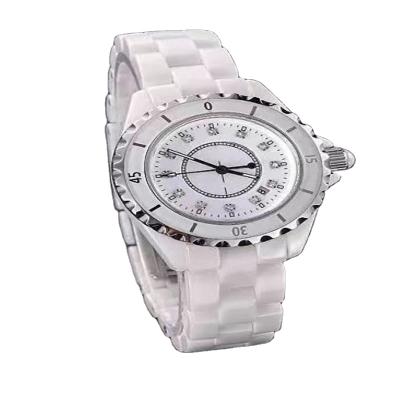 China Auto Date Geneva Fashion Watch High Quality Ceramic Colorful Dial for sale