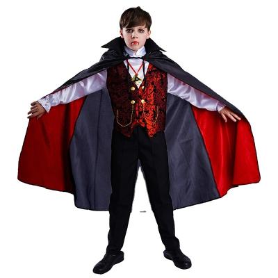 China Halloween Deluxe Child's Costume Party Cosplay Handsome Vampire Costume For Kids for sale