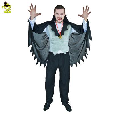 China Polyester Scary Halloween Dress Up Party Costume Adults Vampire Bat Costumes For Men for sale