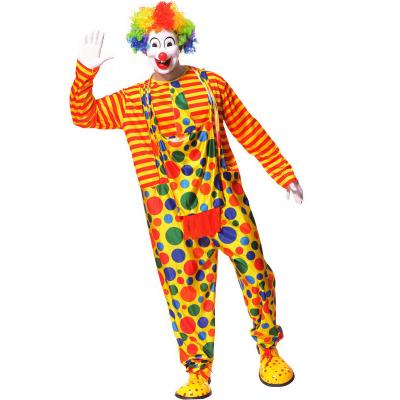 China Wholesales Funny Men's Cosplay Clown Costume Halloween Costume Party Costume For Adult Funny Clown Costume for sale