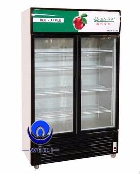 China Single-temperature display used commercial refrigerators for sale for sale