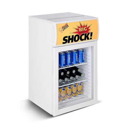 China Commercial Single-temperature Table Top Display Fridge Countertop Display Freezer Showcase Fridge Cooler for sale