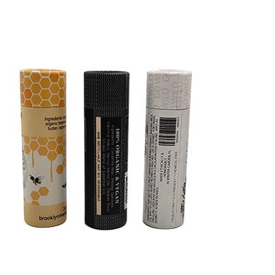 China Recycled Materials Lipstick Cylinder Packaging, Cosmetics Paper Boxes Kraft Paper Round Packaging, Wholesale Custom Logo for sale