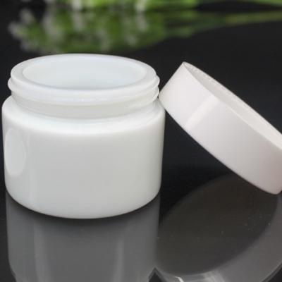 China Good price personal care frosted luxury cosmetic glass jar cosmetic jars and bottles for sale