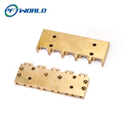 China CNC precision copper turning and milling parts for sale