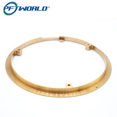 China Precision manufactured CNC brass parts for sale