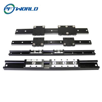 China Bushing Surface Linear Guide Slider OEM Width 45MM Length 50M Brake Lockable for sale