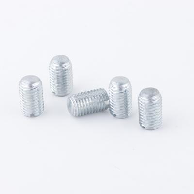 China Flat steel or aluminum alloy slotted flat set screw point for sale