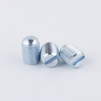 China Flat steel or aluminum alloy slotted flat set screw point for sale