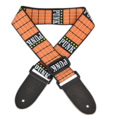 China Vintage punk style guitar strap, rock style guitar strap, custom guitar strap for sale