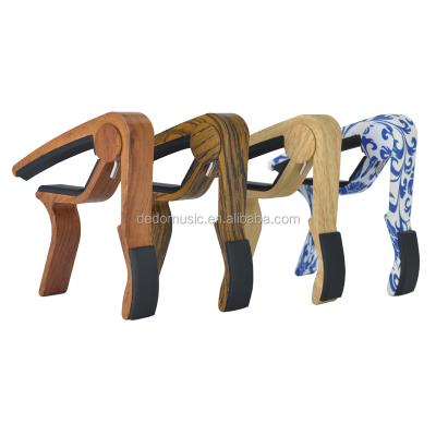 China GUITAR wooden guitar capo for acoustic guitar for sale