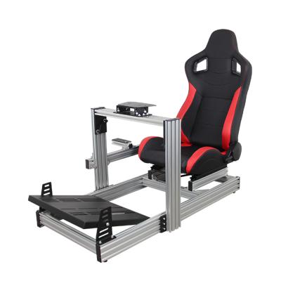 China Aluminum Alloy Racing Sim Game Simulator Cockpit Profile Silver Aluminum Black Anodized 3090 sim racing for sale