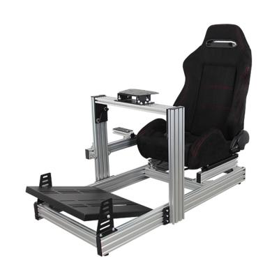 China Aluminum Direct Drive Simulation Car Sim Racing Rig Sim Rig Racing Simulator Driving Cockpi Playseat Alloy Fanatec 2080 for sale