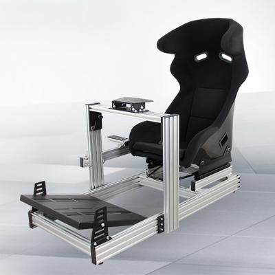 China Aluminum Alloy Sim Racing Cockpit Driving Race Racing Simulator Cockpit For Sale for sale