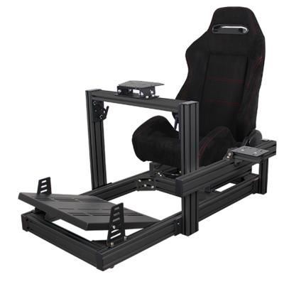 China Cheap and good 4080 slot profile home use black anodized aluminum sim t aluminum alloy racing installation cockpit driving simulation for sale