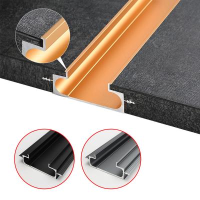 China Customized Modern Long Aluminum Wardrobe Pull Handle Furniture Door Handle Long Door Handle for sale