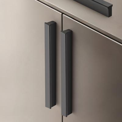 China China Latest New Model Modern Gold T Shape Kitchen Handle Aluminum Knurled Cabinet Door Handles for sale