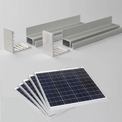 China Solar Panel Factory Wholesale Customized Safety High Quality Energy PV Solar Panel Rack Mount Aluminum Solar Mounting Rail for sale