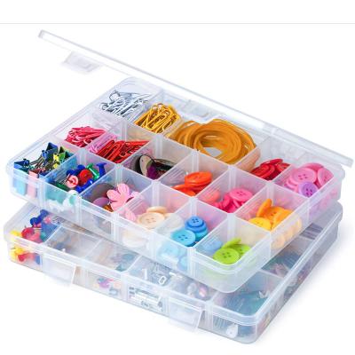 China 2022 Eco-friendly New Cheap Plastic Storage Box, Organizer Compartments Assortment, Earring Jewelry Organizer With Removable Divider for sale