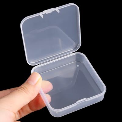 China 2022 New PP Eco-friendly Cheap Clear Plastic Small Organizer Compartment Storage Box With Lock for sale