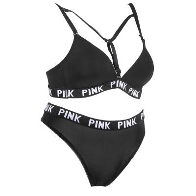 China Antibacterial Custom Sports Bra Cup Push Up Thin Bra And Brief Sets Ladies Underwear For Women for sale