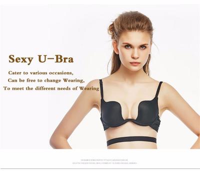 China New Super Custom Logo Antibacterial Comfortable Quick Dry 38 Size Bra Accept Customs Frontless Backless Bra For Ladies for sale