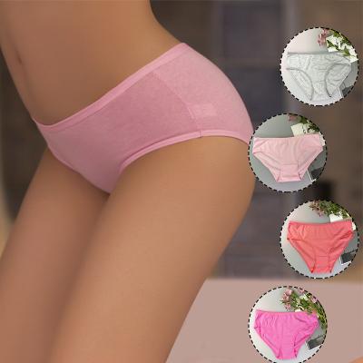 China Stock Wholesale Breathable Women Panties Cotton Breathable Panties for sale