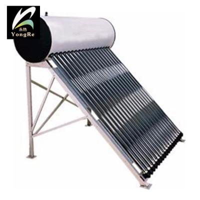 China High Performance Hotel Solar Water Heater Pressurized Roof Stainless Steel Solar Water Heater for sale