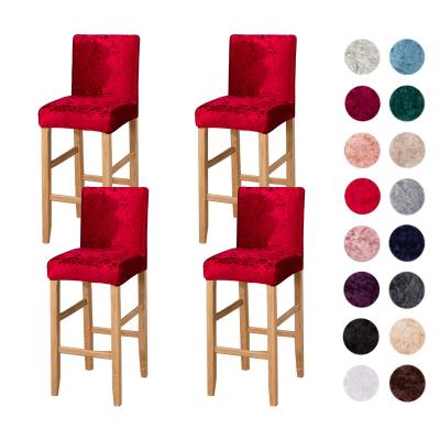 China Durable Hot Selling High Quality Design Purple Fitted Decoration Spandex Elastic Folding Chair Covers for sale