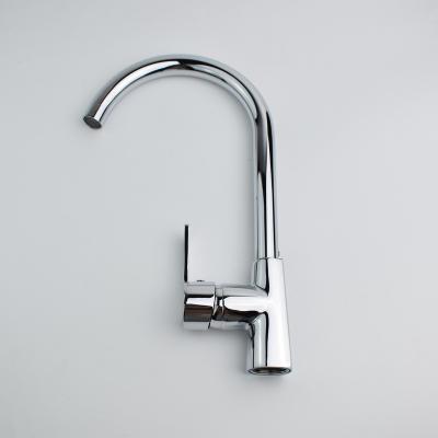 China Thermostatic Faucets 360 Degree Handle Kitchen Sink Faucet 360 Degree Hole Service Quality Rotatable Long Neck Simple Modern Kitchen Brass Faucet for Hot and Cold for sale