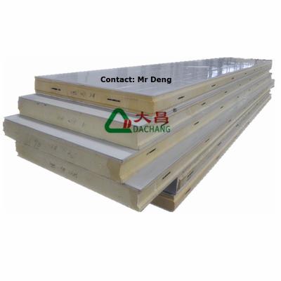 China Traditional Aluminum Polyurethane Foam Sandwich Panel For Walk In Freezer for sale