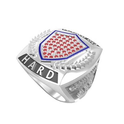 China Custom Cheap Custom Sports Baseball Softball Tournament Championship Rings for sale