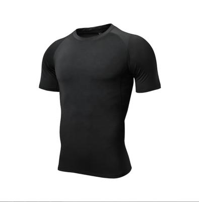 China Custom Made Anti-UV Base Layer Mens Thermal Shirt Fitness Wear Mens Compression Sleeve Dry for sale