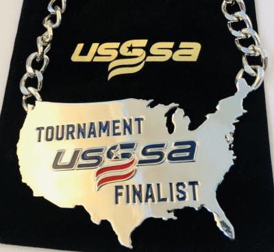 China Custom America Collar Sports Alloy Championship USSSA Collar for sale