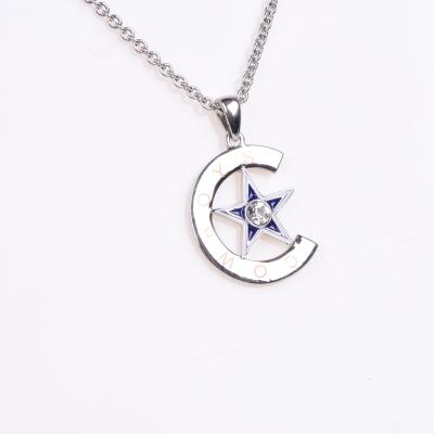 China FASHIONABLE Custom Name Personalized Sports Championship Jewelry Diamond Gold or Silver Plated Necklaces with Chain for Men and Women for sale