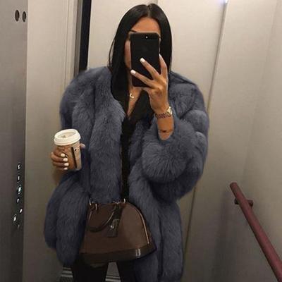 China Breathable New Fashion Winter Women Woolen Tops Ladies Lamb Fleece Ditch Jackets Fur Coat LE-19101929 2019 for sale