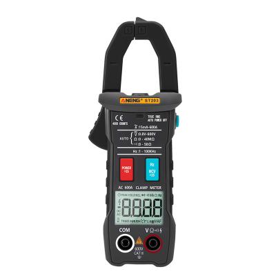 China ANENG ST203 Professional Electric Clamp Meter DC/AC Current Clamp Multimeter Clamp Digital Voltage Tester ANENG ST203 Smart Auto Multimeter for sale