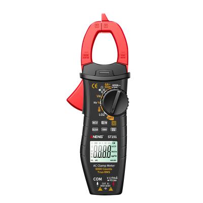 China ANENG ST191 Digital Clamp Meters 60A/600A Multimeter Tester AC Current 6000 RMS Capacitance NCV True Ohm Transistor ST191 Clamp Meter for sale