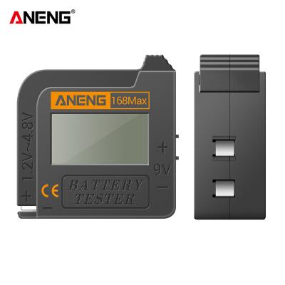 China ANENG 168 Max Digital Lithium Battery Capacity Tester Universal Test Load Analyzer Display Control AAA Button Checkered Cell 168MAX for sale