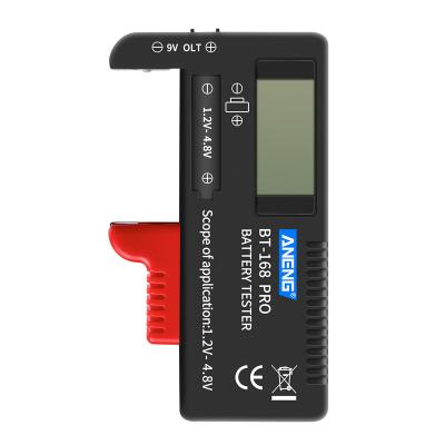 China ANENG BT-168 PRO Digital Universal Test BT-168 Battery Tester Lithium Battery Capacity Tester Display Analyzer Charge Control AAA AA Checkered Button Cells PRO for sale