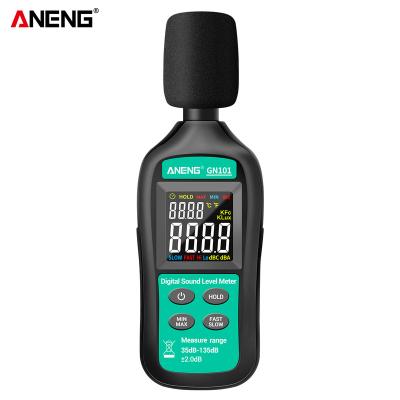 China ANENG GN101 Digital Sound Level Meter Measure 35-135 DB Decibel Monitor Recorder Diagnostic Tool ANENG GN101 Smart Sound Meter for sale