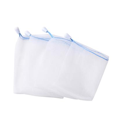 China China Factory Best Selling Eco-Friendly Detergent Gift Facial Face Washing Eco-Friendly Soap Foaming Net Net Bag for sale